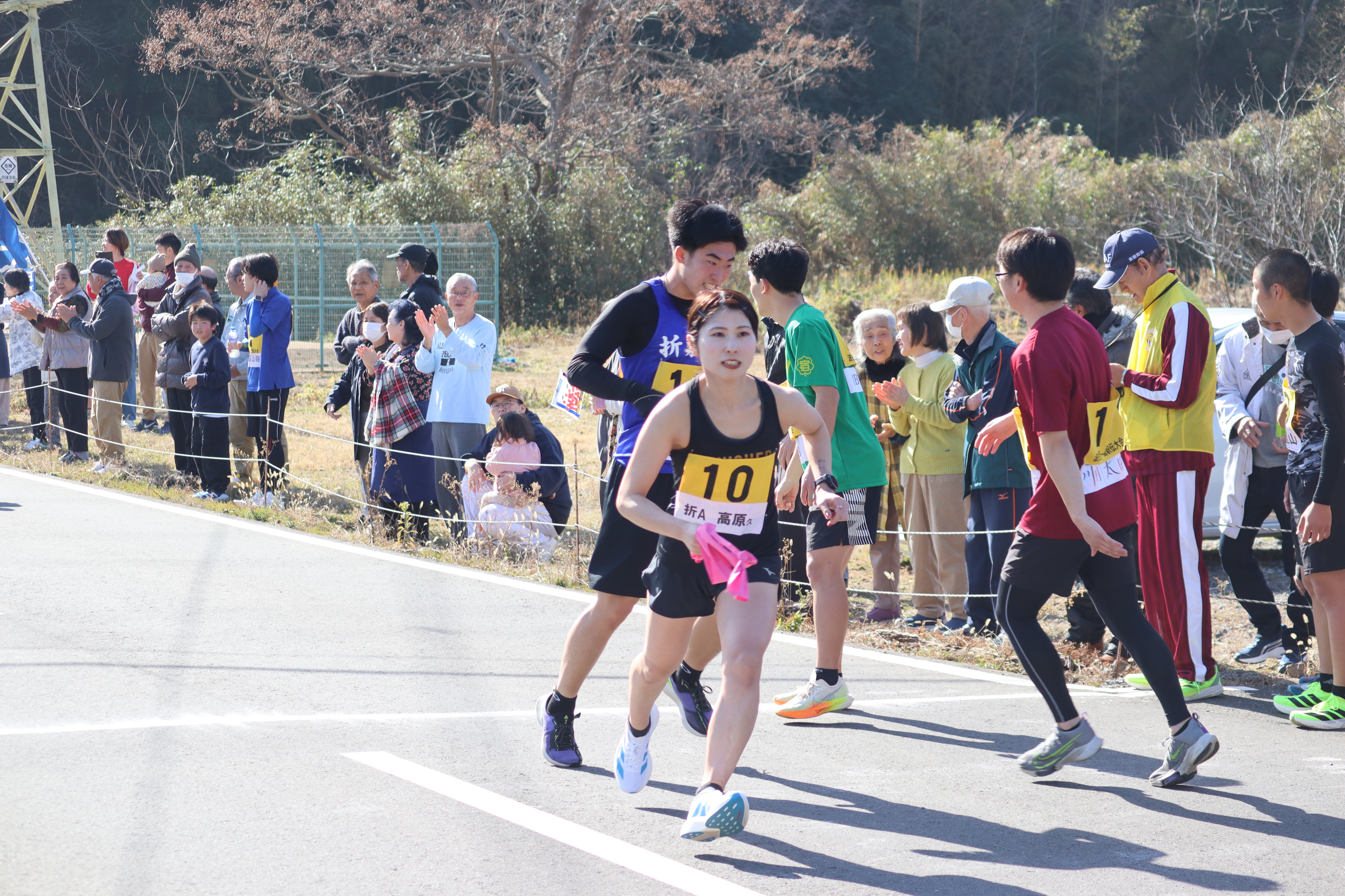 5区中継女性ランナー高原さん