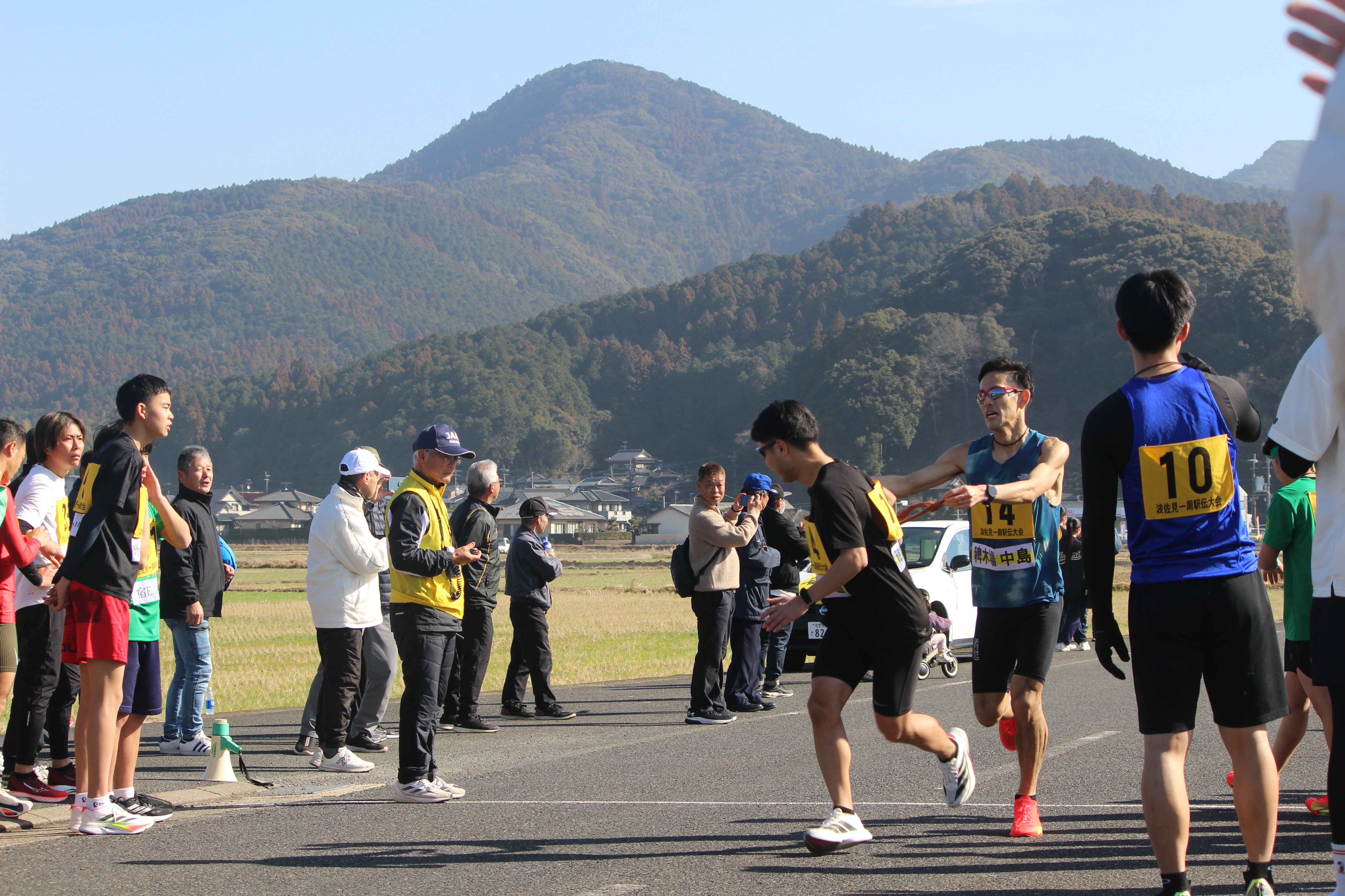 4区中継　区間賞　稗木場中島