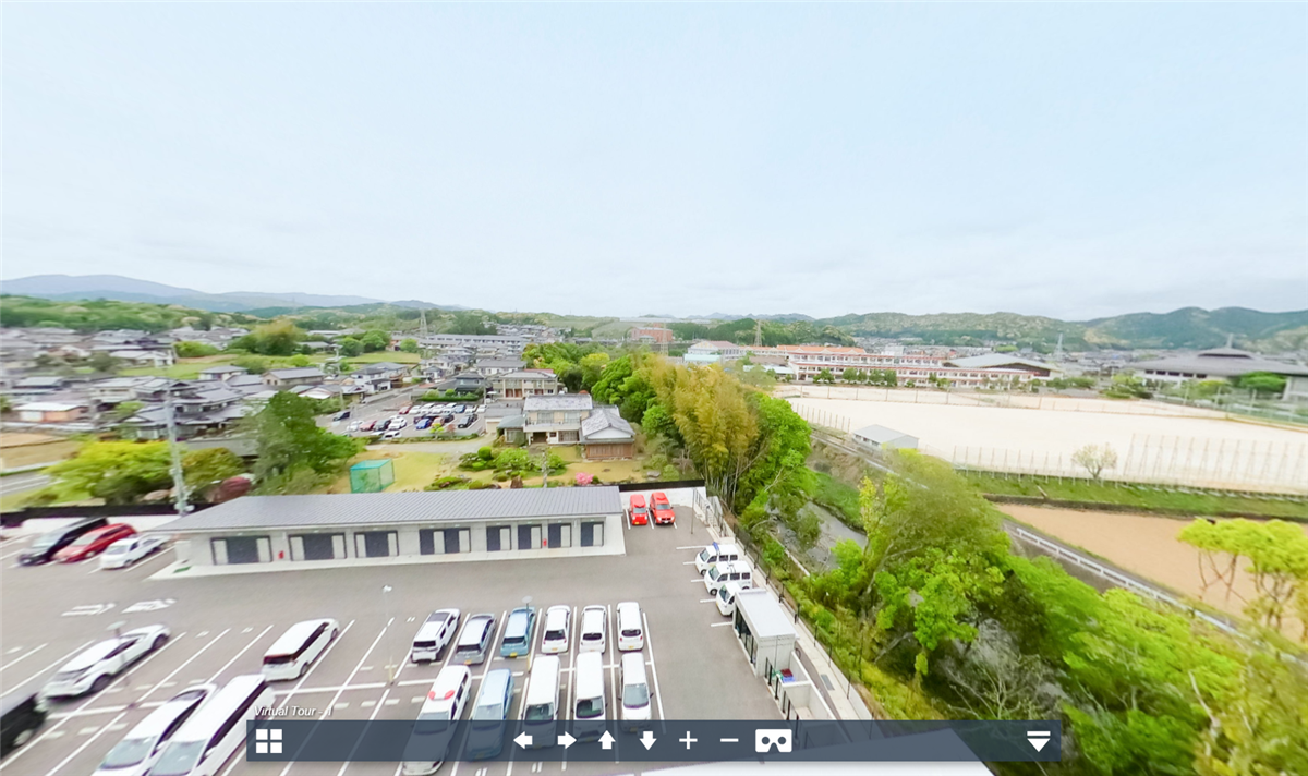 波佐見町役場　屋上からの町内展望の写真の画像（別ウインドウで開きます）