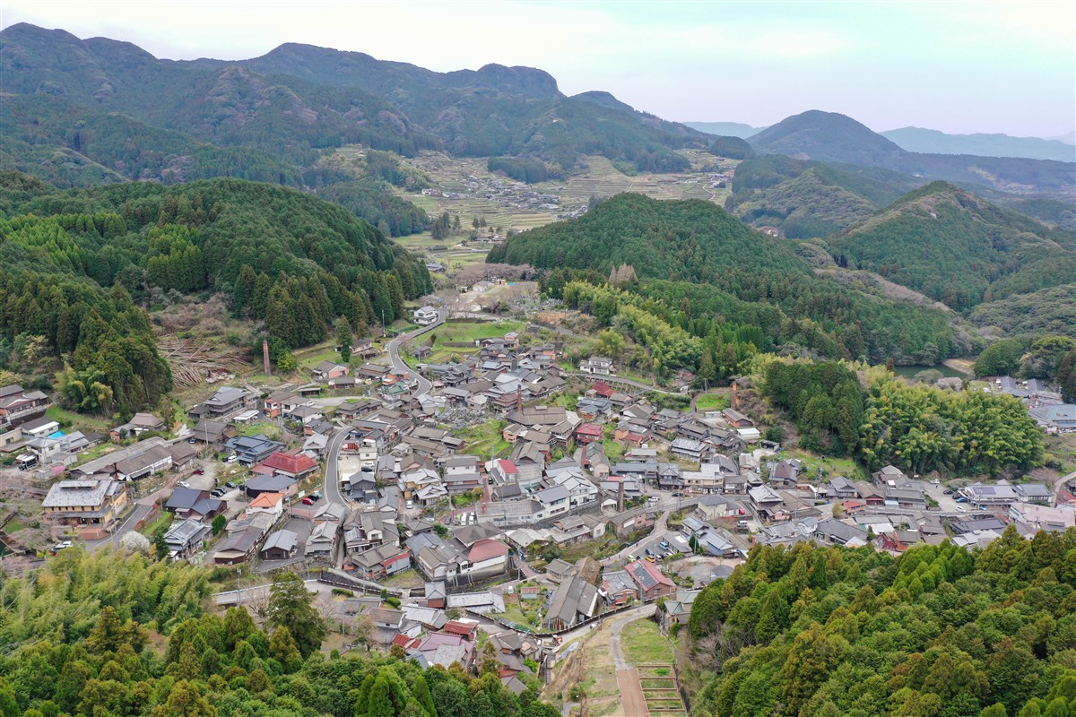 中尾郷と鬼木郷全景の画像