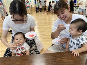大きくお口開けて